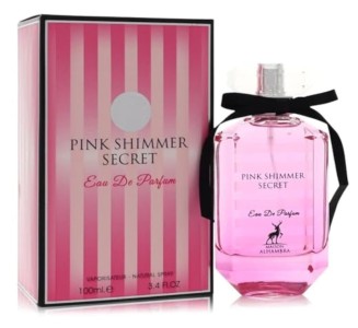 Pink Shimmer Secret by Maison Alhambra EDP 3.4oz / 100ml for Women